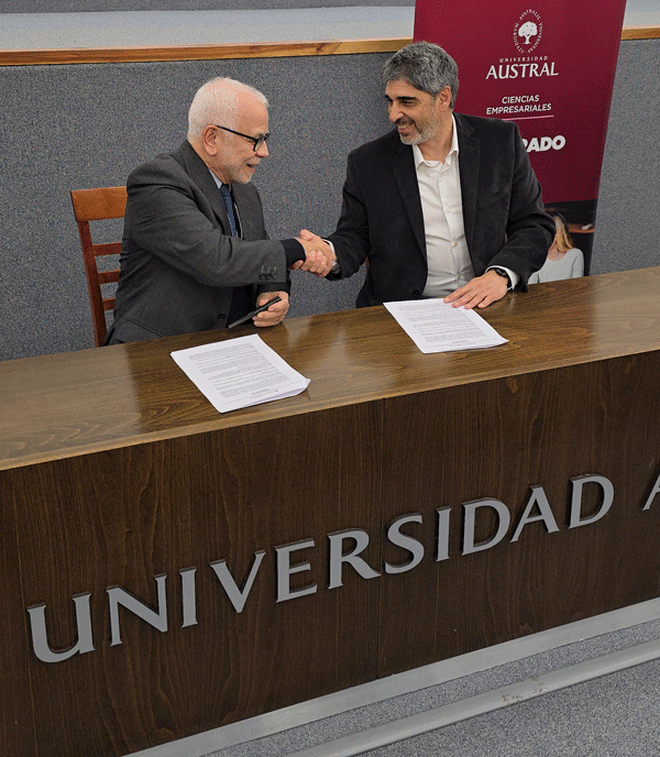 La Cámara PyME de Pilar firmó un convenio de beneficios para sus socios con la Facultad de Ciencias Empresariales de la Universidad Austral